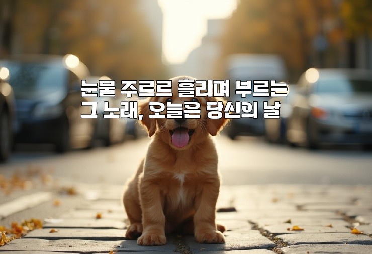 눈물 주르르 흘리며 부르는 그 노래, 오늘은 당신의 날